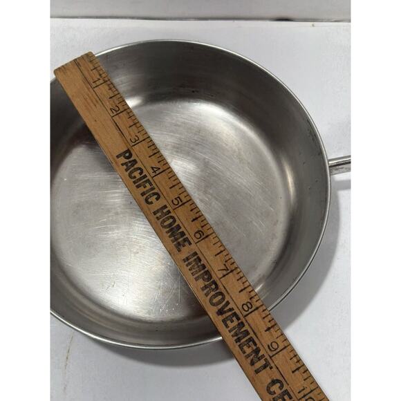 Vintage Revere Ware Copper Clad 8" Skillet Frying‎ Pan Process Patent - Picture 5 of 7